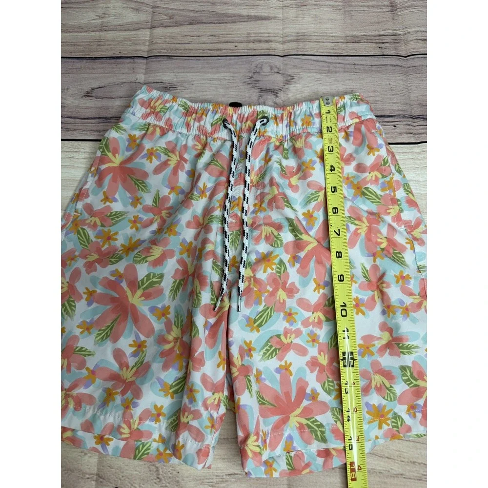 Snapper Rock Tropical Hawaiian Floral Swim Trunks Youth XL 14–16 Board Shorts
